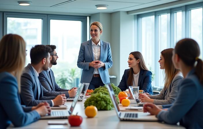 Corporate wellness nutrition workshop for employees