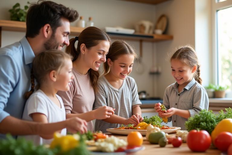 Family nutrition counseling for healthy eating habits